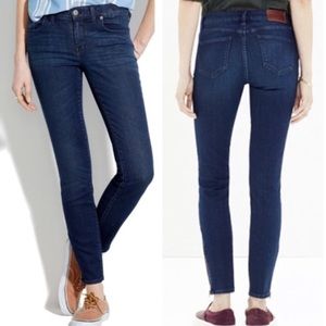 Madewell Skinny Skinny Ankle Jeans in Dark Wash